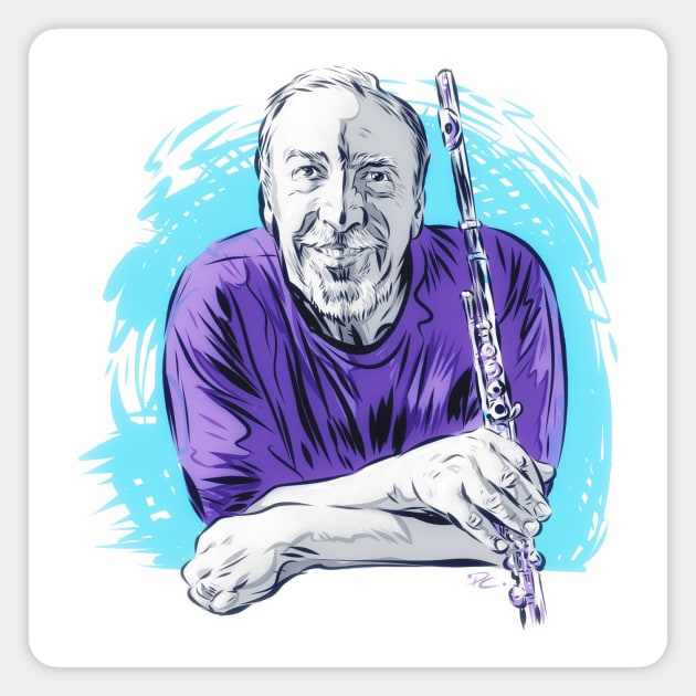 Herbie Mann - An illustration by Paul Cemmick Magnet by PLAYDIGITAL2020